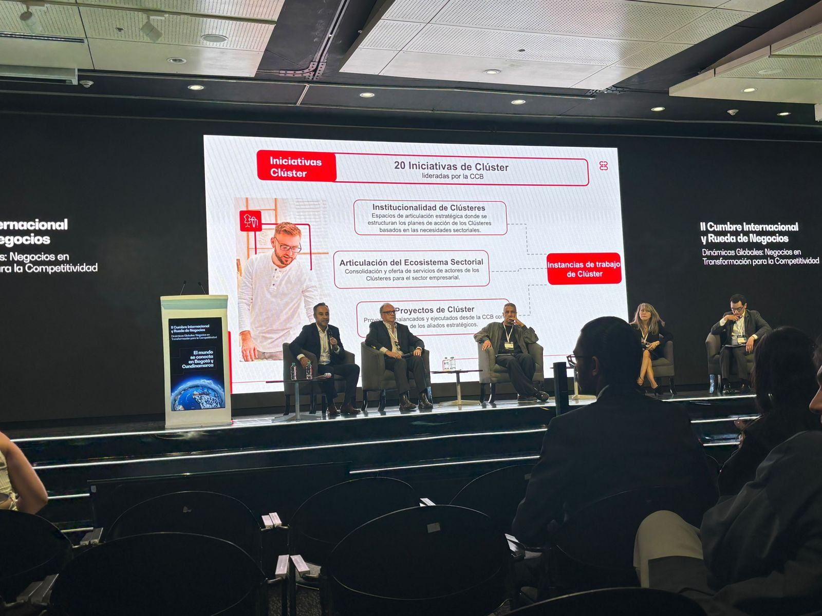 Panel sobre las iniciativas de clúster de la Cámara de Comercio de Bogotá